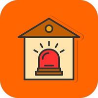 diseño de icono de vector de alarma de seguridad