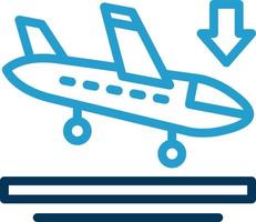 Landing Vector Icon Design