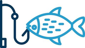 diseño de icono de vector de pesca