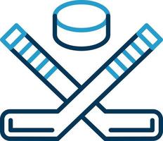diseño de icono de vector de hockey sobre hielo
