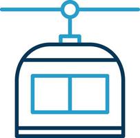 Chairlift Vector Icon Design