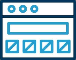 Ui Wireframe Vector Icon Design