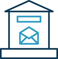 Letter Box Vector Icon Design