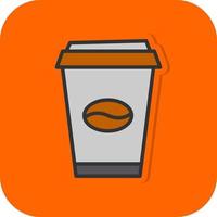 Coffee Cup Vector Icon Design