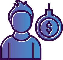 Debt Vector Icon Design