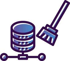 Data Cleansing Vector Icon Design