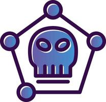 diseño de icono de vector de malware