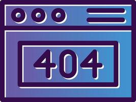 404 Error Vector Icon Design