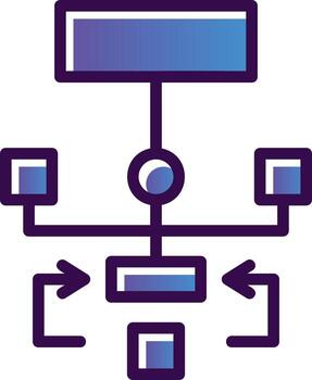 diseño de icono de vector de algoritmo