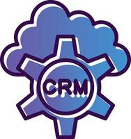 CRM Vector Icon Design