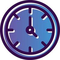 diseño de icono de vector de reloj de pared