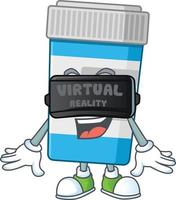 médico botella dibujos animados personaje vector