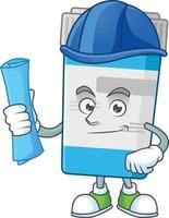 Medical bottle Cartoon character vector