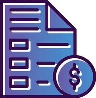 Invoice Vector Icon Design