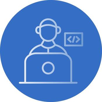 Programmer Vector Icon Design