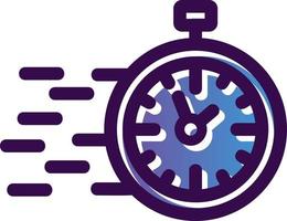 Fast Time Vector Icon Design