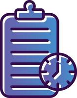 Project Deadline Vector Icon Design