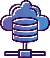 diseño de icono de vector de base de datos