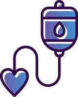 Blood Donation Vector Icon Design
