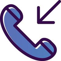 Incoming Call Vector Icon Design