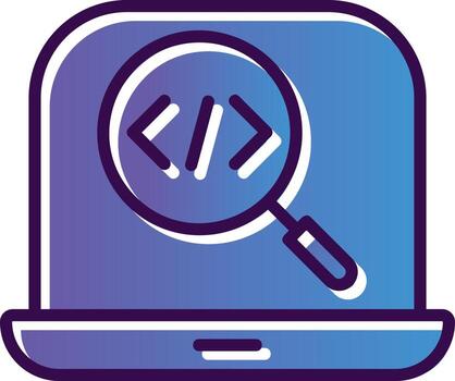 Code Testing Vector Icon Design