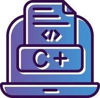 diseño de icono de vector de lenguaje de codificación