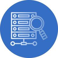 Data Query Vector Icon Design