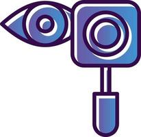 diseño de icono de vector de examen ocular