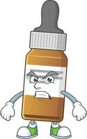 Liquid bottle Cartoon character vector