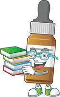 Liquid bottle Cartoon character vector