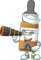 líquido botella dibujos animados personaje vector