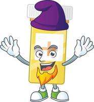 Medicine bottle Cartoon character vector