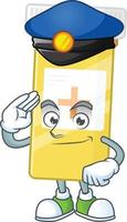 Medicine bottle Cartoon character vector