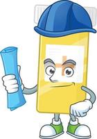 Medicine bottle Cartoon character vector