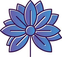 Lotus Flower Vector Icon Design