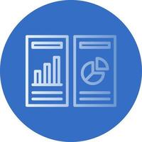 Comparative Analytics Vector Icon Design