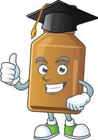 Syrup cure bottle Cartoon character vector