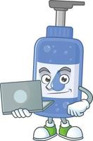 Handsanitizer Cartoon character vector