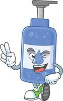 Handsanitizer Cartoon character vector