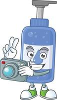 Handsanitizer Cartoon character vector