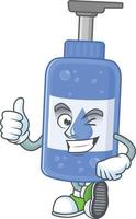 Handsanitizer Cartoon character vector