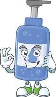 Handsanitizer Cartoon character vector