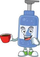 Handsanitizer Cartoon character vector