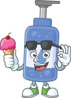 Handsanitizer Cartoon character vector