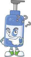 Handsanitizer Cartoon character vector