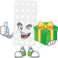 Pills Cartoon character vector