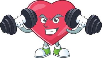 Heart medical notification Cartoon character vector