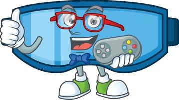 Safety glasses Cartoon character vector