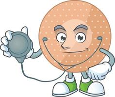 Rounded bandage Cartoon character vector