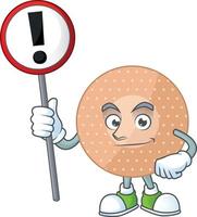 Rounded bandage Cartoon character vector